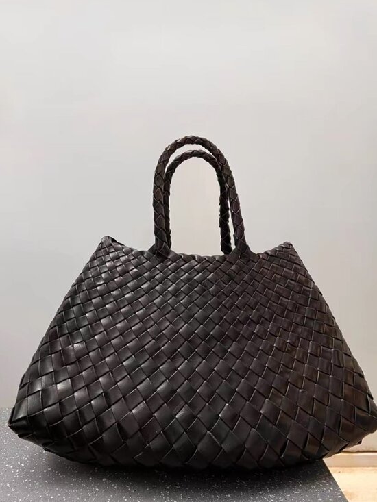 Dragon Diffusion Handbags - Dragon Diffusion Black Woven Bag